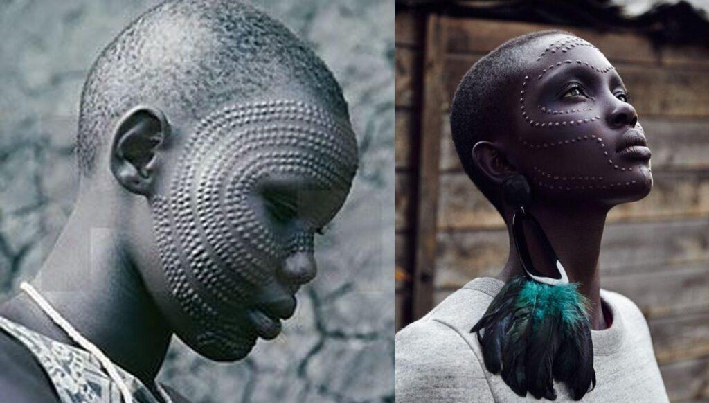 What is scarification in African culture